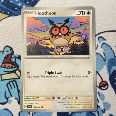 Hoothoot 114/142 Sv07: Stellar Crown Regular - Image 1 of 2