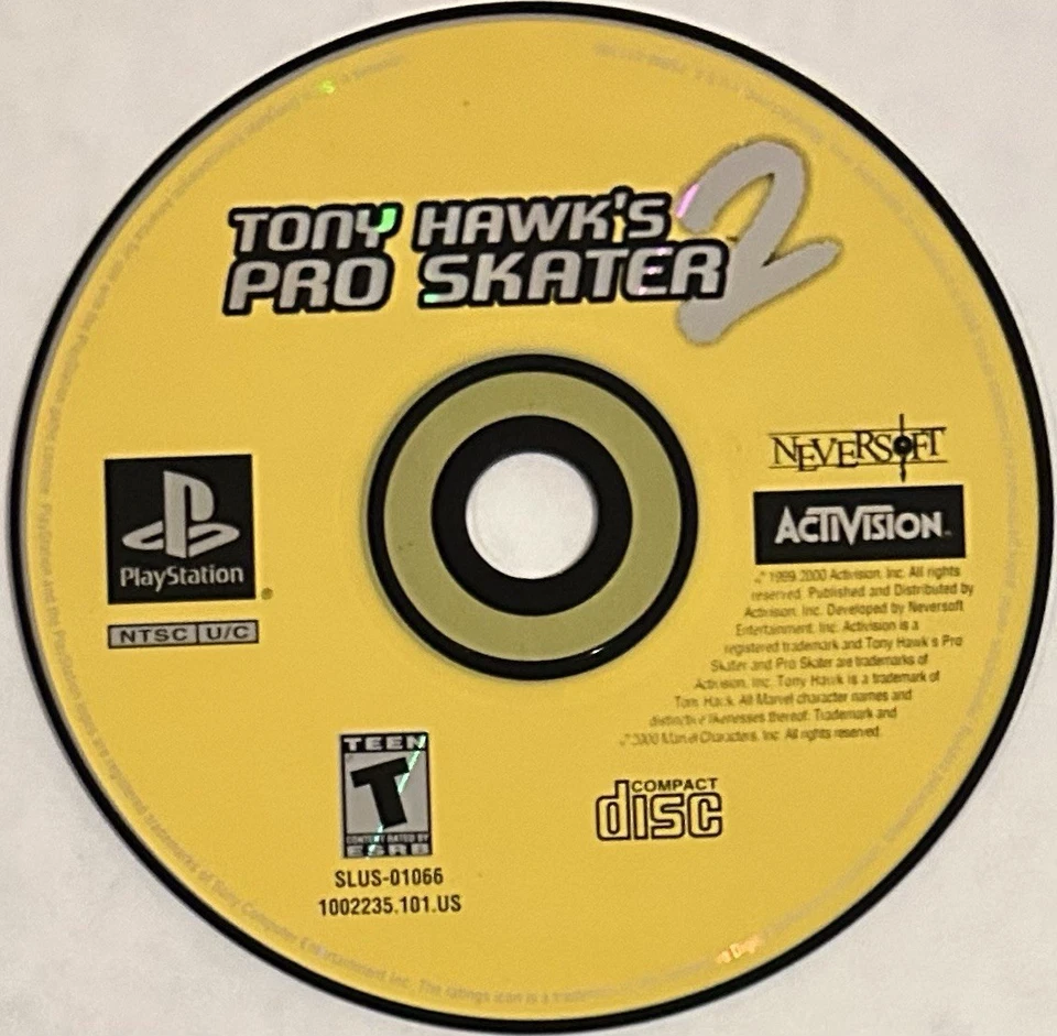 Tony Hawk's Pro Skater 2 (PlayStation 1, PS1) somente disco | sem rastreamento | M1275 - Imagem 1 de 1