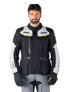 Alpinestars Bogota Pro Drystar Jacke grau/anthrazit/neon-gelb L wasserdicht - Picture 1 of 4