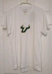 T-shirt manica corta uomo University of South Florida Adidas USF taglia XL nuova con etichette - Foto 1 di 14