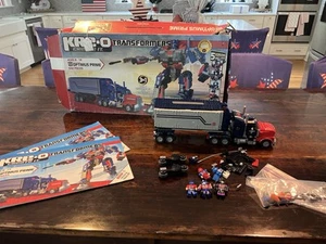 KRE-O Transformers Optimus Prime Set 30689 95% Complete. - Picture 1 of 19