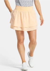 Footjoy FJ Woven Skirt Skort Shorts Women's Size Small Sunset Lightweight - Picture 1 of 8