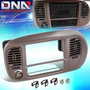 For 1997-2004 Ford F150/Expedition 4WD OE Style Dashboard Panel Cap Bezel Brown - Picture 1 of 6