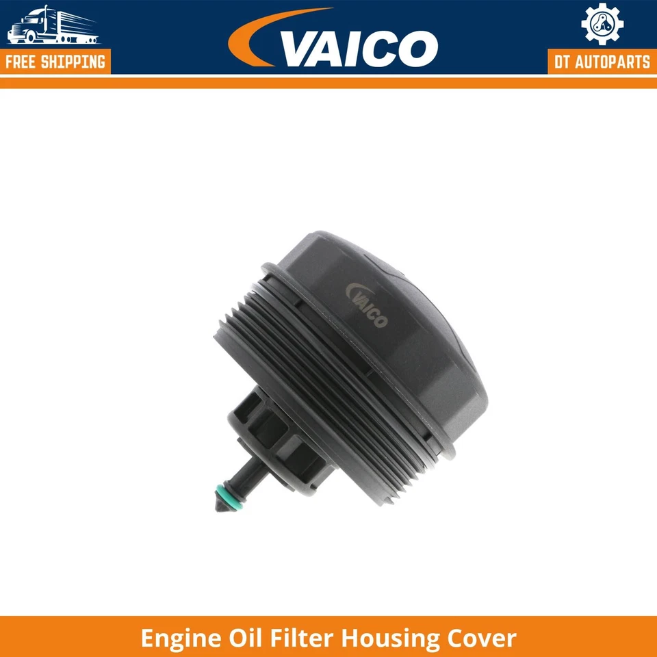 For 2013-2015 BMW ActiveHybrid 7 3.0L L6 Engine Oil Filter Housing Cover Vaico - Image 1 of 1