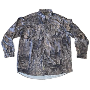 Banded Realtree Timber Camo Vented Lightweight Button Down L/S Shirt Men's 2XLT - Picture 1 of 10