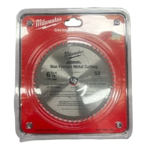 Milwaukee 48-40-4006 6 7/8 in. Non Ferrous Metal Circular Saw Blade 52 Carbide - Picture 1 of 2