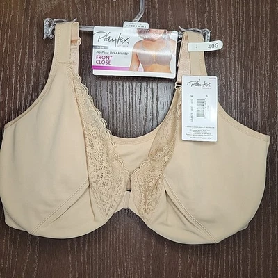 Playtex Bra 40G Dreamwire Front Close Light Beige/Nude 4423 New with Tags - Image 1 of 4