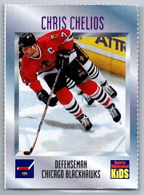 Chris Chelios 1997 Sports Illustrated for Kids Chicago Blackhawks #585 - Image 1 of 2
