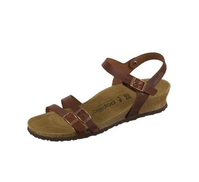 Sandalia de cuña Birkenstock para mujer Papillio Lana marrón talla EU 39 / US 9 Foto 1 de 4