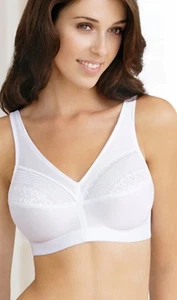Bestform UK 38DD Non Wired Non Padded Medium Control Full Cup White Bra - Picture 1 of 9