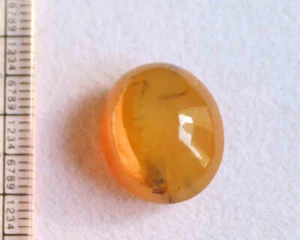 14.60 Ct 15*17 Mm Opal Cats Eye Oval Cab 100% Natural Africa Nice Color Gemstone - Picture 1 of 5