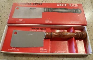Vintage Frontier Forge Genuine Hardwood 7" Cheese Slicer in Original Box - Picture 1 of 1