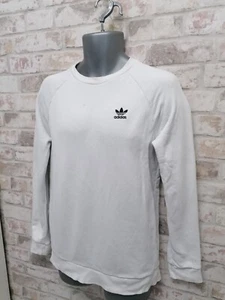 Adidas Original Firebird Logo - weißes Sweatshirt mit Rundhalsausschnitt - Größe S  - Bild 1 von 11