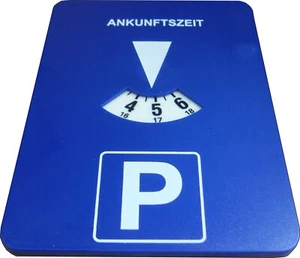 Disque de stationnement parking avec horloge pour zone bleue - Picture 1 of 3