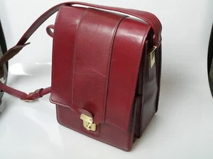 Minolta CLE Fototasche Kameratasche Leder Tasche Kombitasche leather case rot re - Bild 1 von 14