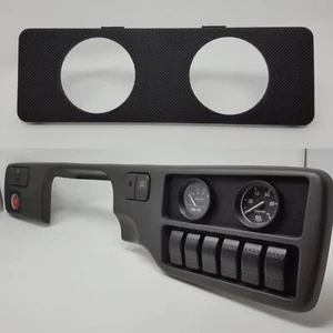 Climate Control Gauge Pod 1992-1995 Honda Civic 52mm x2 Two-Gauge plate 93 94 eg - Bild 1 von 11