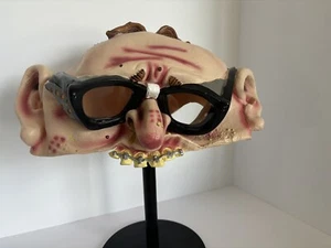 2001 Disguise Inc Ugly Geek Nerd Half Mask Glasses Nose Rubber Halloween Mask - Picture 1 of 4