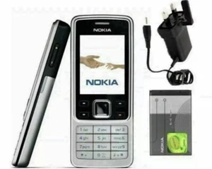 New Nokia 6300 Unlocked Classic Silver Camera Bluetooth Phone WARRANTY - Picture 1 of 5