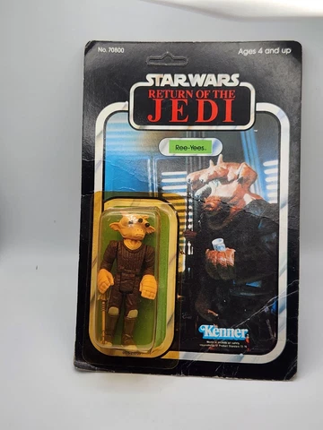 Vintage Kenner Star Wars ROTJ 1983 Ree-Yees Figure BRAND NEW Cover