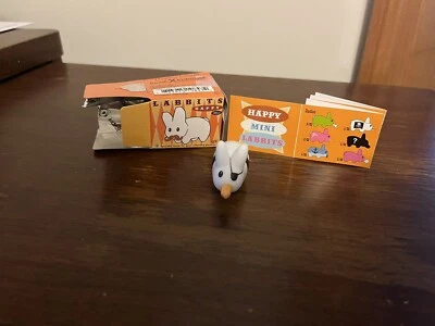 Kidrobot Happy Labbit White Pirate Hotdog  1.3" Vinyl Figure Kozik Mini Series - Image 1 of 4