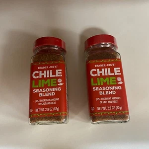 2X Trader Joe's Chile Miscela Condimento Lime 82g Nuovo con Sigillo - Foto 1 di 5