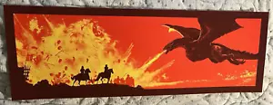 Juego de Tronos Mark Englert Spoils of War Variante Póster Arte Impreso NYCC LE Rojo - Imagen 1 de 3