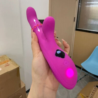 Dildo Rabbit Vibrator mit Stoßfunktion Ballmassage G-Punkt Anal Sexspielzeug DE - Bild 1 von 4