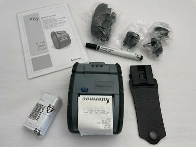 Intermec PB2A010E WiFi Wireless Network Portable Printer Serial # RS232 New - Image 1 of 4