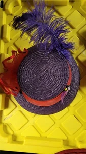 Purple Tea Party Hat - Picture 1 of 3