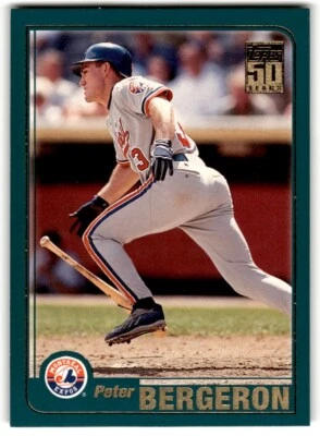 2001 Topps Peter Bergeron #54 Montreal Expos - Image 1 of 2