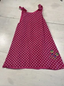reversible Dress Girls 8 (please See Measurements) pink sleeveless Flip-flops - Picture 1 of 12