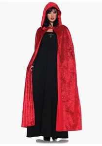 Hooded Cloak - Little Red Riding Hood - Christmas Renaissance - Costume - Unisex - Picture 1 of 1