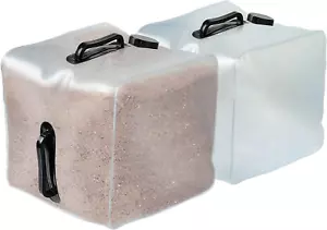 2 Pack Heavy Duty Pool Weight Plastic Sand Bags,Universal Pool Steps Weights for - Picture 1 of 7