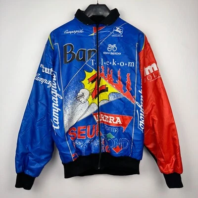 GIORDANA 骑行复古夹克长袖全拉链意大利制造 尺寸 XXXXL — 第 1/4 张图片