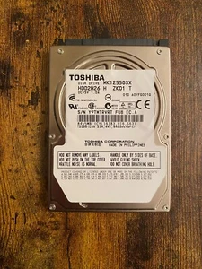 Sony PlayStation 3 PS3 HDD Hard Drive 120 GB Memory Toshiba MK1255GSX HDD2H26 - Picture 1 of 2