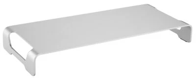 RICOO Monitor Ständer MTS-042 Bildschirmerhöhung Aufsatz Tisch Ständer Silber - Bild 1 von 4