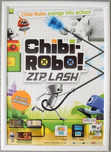 Chibi-Robo Zip Lash RARE Nintendo 3DS 42cm x 59cm Promotional Poster - Picture 1 of 1