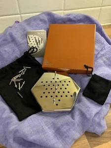Silver Plated Star Game Boxed & Velvet Bag Travel Gift Unused - Picture 1 of 9
