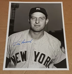 TOMMY HENRICH New York Yankees SIGNED AUTOGRAPHED 8x10 Photo COA BASEBALL - Picture 1 of 1