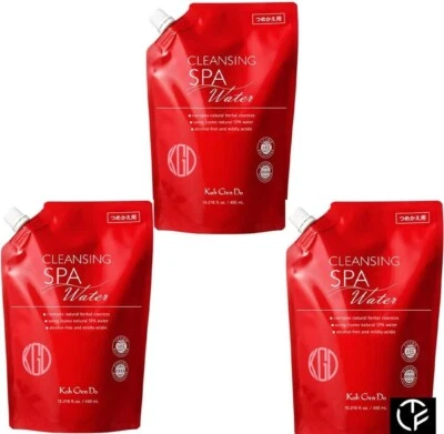 Koh Gen Do Cleansing spa Water 450mL 3 sets refill Oil and alcohol free Skin  - Image 1 of 4