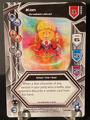 Bleach TCG Score Entertainment Premiere 1st Edition Kon Crushed Velvet R180 - Image 1 of 2