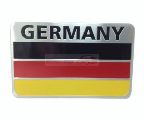 Rear Emblems Badge Sticker Decal Germany Land Flag Powered By Germany - Image 1 of 4