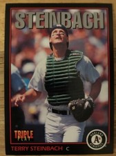 1993 LEAF TRIPLE PLAY #177 TERRY STEINBACH