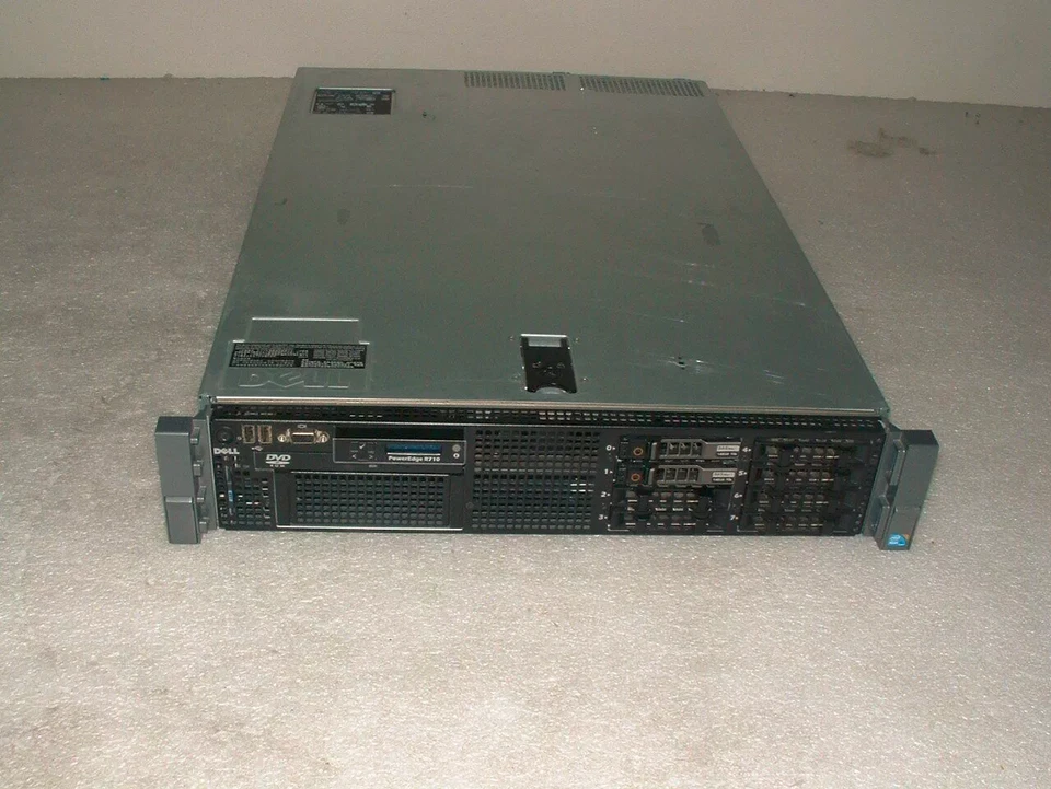 Dell PowerEdge R710 8SFF 2U Server 2x X5680 3.33GHZ 12-Cores / 128gb / 2TB HDD - Image 1 of 3
