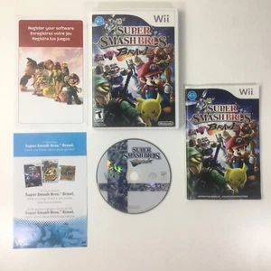 Super Smash Bros. Brawl Nintendo Wii Game Complete W/ Case, Disc, & Manual - Picture 1 of 12