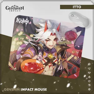 Genshin Impact Anime Cosplay Arataki Itto Mouse Pad Computer Office Fashion @17 - Picture 1 of 3