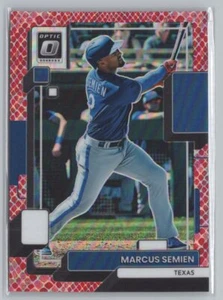2022 Donruss Optic #111 Marcus Semien Red Dragon Prizm SN #/99 - Picture 1 of 2
