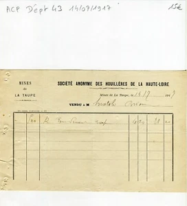 Je vous Propose pendant 48 Heures Ma Meil - Secteur des Houillères du 14/07/1917 - Bild 1 von 1