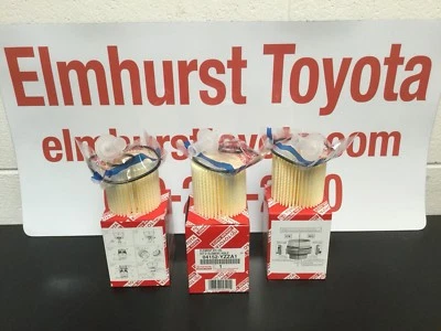 Filtro de aceite GENUINO TOYOTA Lexus Scion Camry Avalon Rav4 04152-YZZA1 JUEGO DE 3 OEM Foto 1 de 4