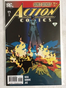 Cómics de acción (Superman in) #876 2009 en estado bastante bueno+/casi nuevo DC Comics Rucka/Barrows/Jose - Imagen 1 de 1